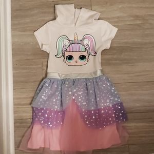 Hooded Sparkle Dress